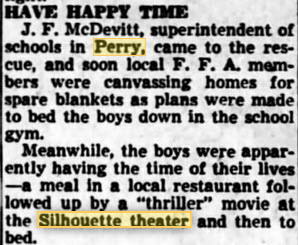 Silhouette Theater - 11 Feb 1955 Article